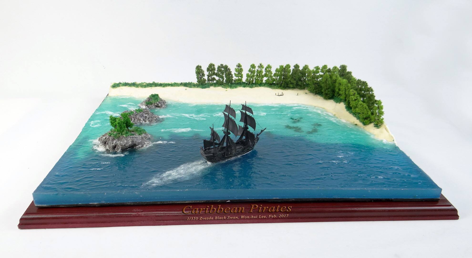 Диорама пираты Карибского моря